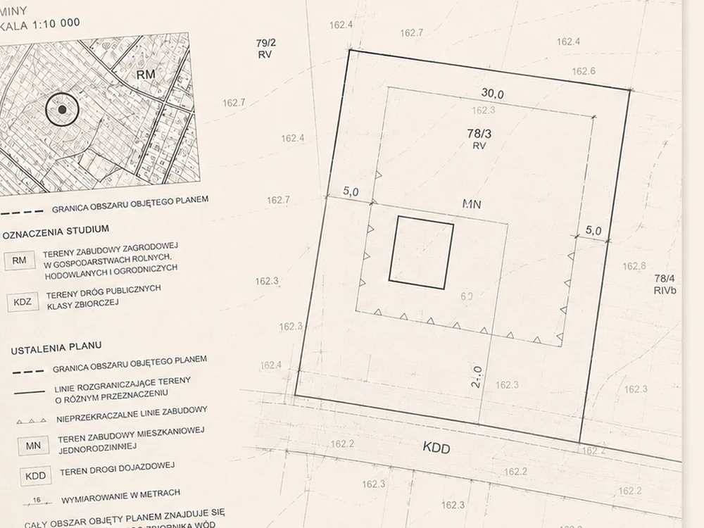 Wyrys i wypis z miejscowego planu zagospodarowania — etap 04: uwzględniamy przepisy i formalności